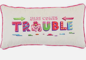 Disney Parks Madly Mischievous Here Comes Trouble Pillow Lewis Whitman New w Tag