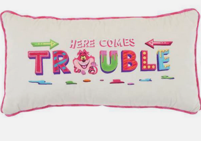 Disney Parks Madly Mischievous Here Comes Trouble Pillow Lewis Whitman New w Tag