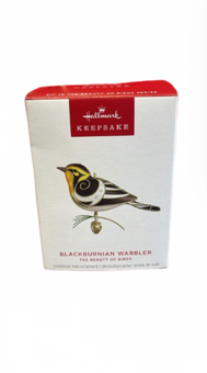 Hallmark 2025 Keepsake Blackburnian Warbler Birds Christmas Ornament New w Box