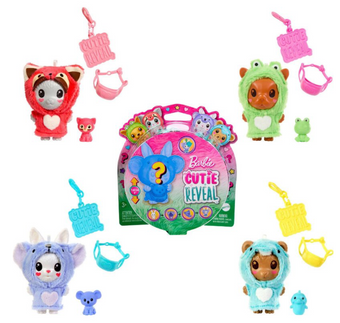 Barbie Cutie Reveal Pets Costume Series Toy New With Box