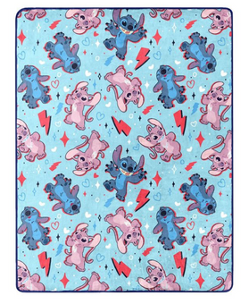Disney Lilo & Stitch Touch Throw Blanket and HD Hugger New with Tag