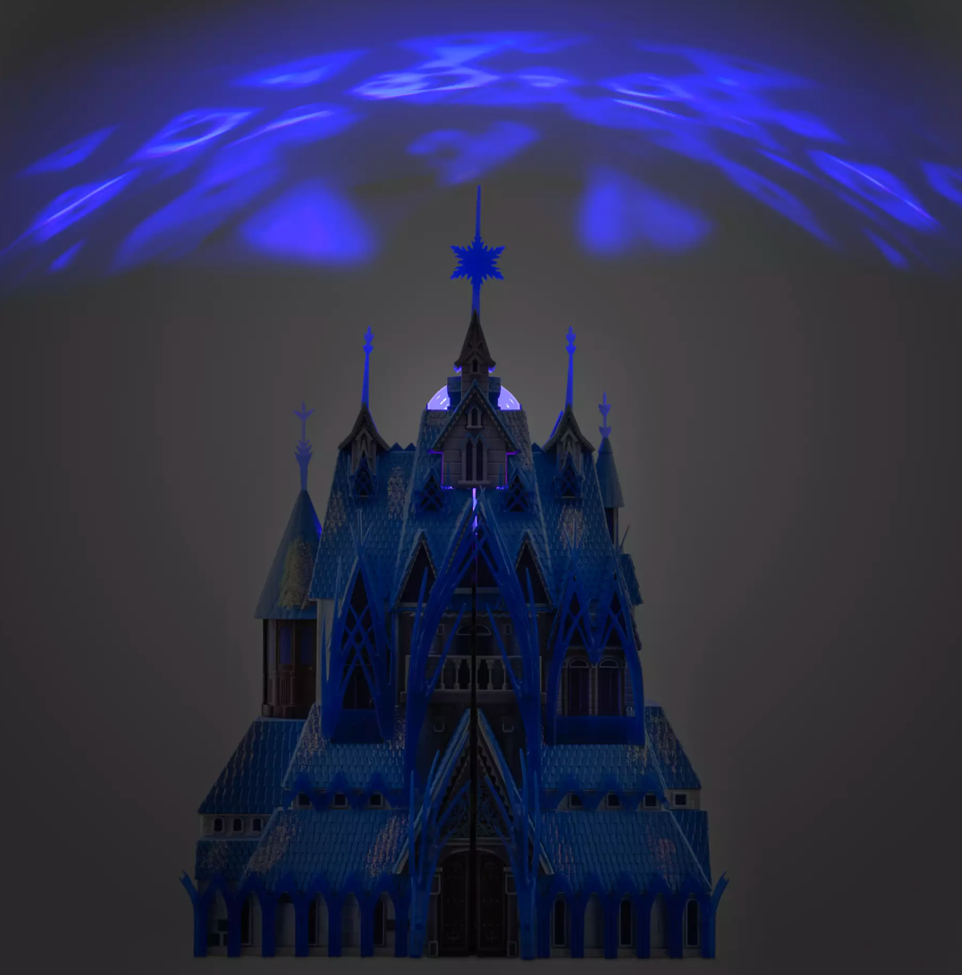 Disney Frozen 2 Castle Colorful Light Show and Sounds Playset Toy