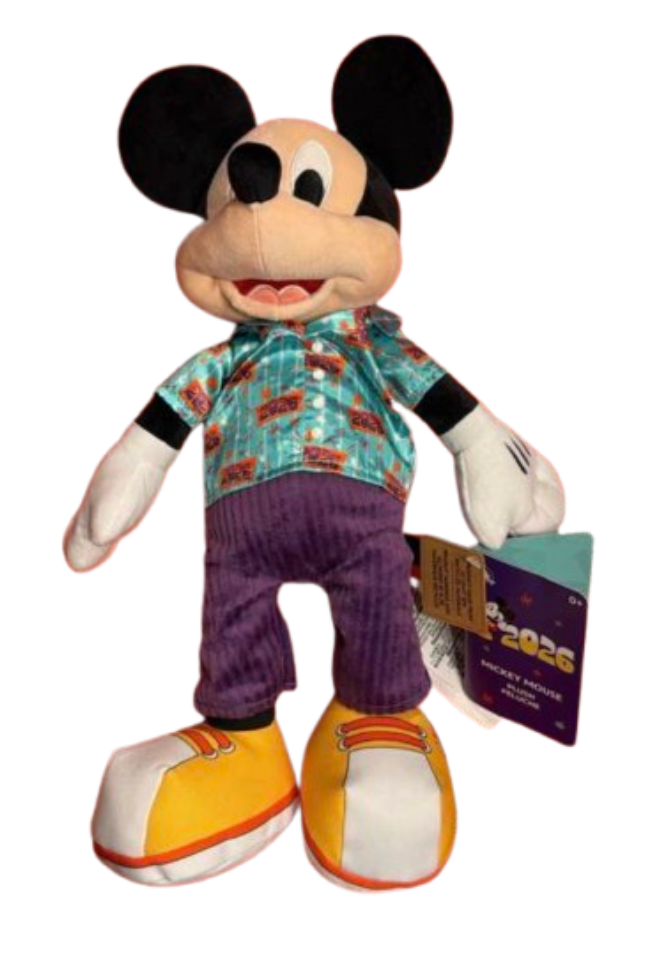 Disney Parks 2026 Mickey Mouse Plush Toy New with Tag