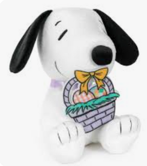 Hallmark Peanuts Snoopy Easter Egg Basket Plush Toy New With Tag