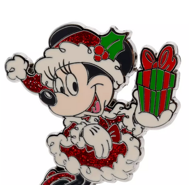 Disney Parks Mrs Santa Minnie Mouse Holiday Pin New With Card