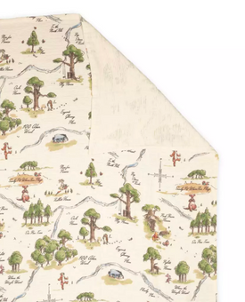 Disney Parks Winnie the Pooh and Pals Throw Blanket New with Tag