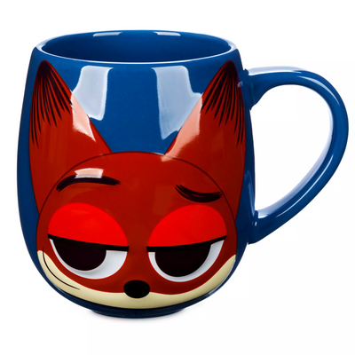 Disney Parks Zootopia Nick Wilde Trust Me I'm a Fox Ceramic Coffee Mug New