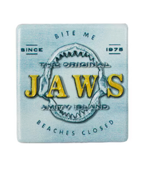 Universal Studios Jaws Shark Amity Island Bite Me 2D Pin New with Card