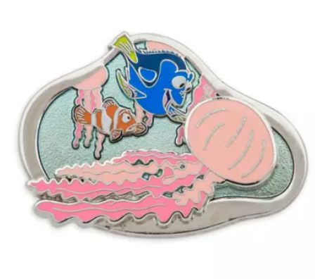 Disney Parks Nemo and Dory Pin Finding Nemo 20th Limited Release New with Card