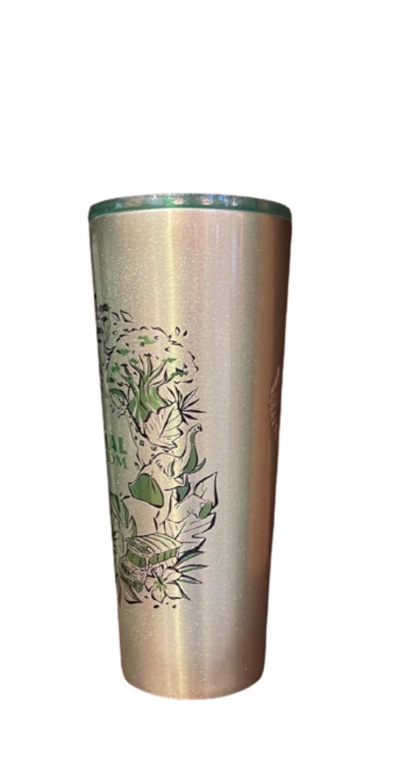 Disney Starbucks Animal Kingdom Icons Metal Tumbler Cup with Straw New