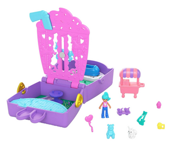 Polly Pocket Micro Bunny Carnival Compact Playset Toy New with Box