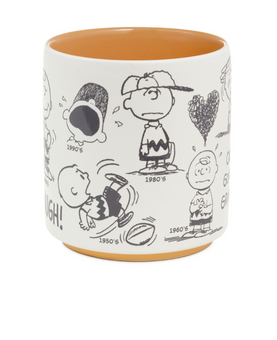 Hallmark Peanuts 75th Anniversary Charlie Brown Through the Decades Mug New