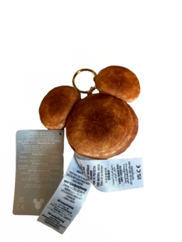 Disney Parks Bakery Mickey Ears Icon Pizza Plush Keychain New with Tag