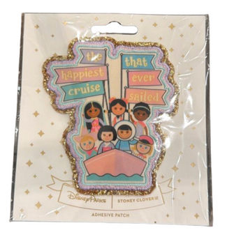 Disney Parks Stoney Clover Lane Adhesive Patch It's a Small World Boat New