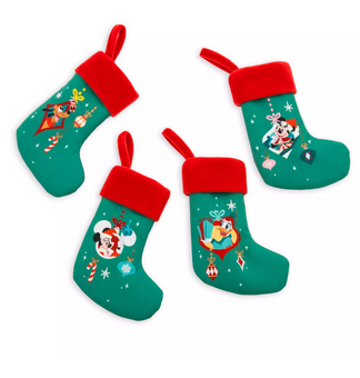 Disney Classics Christmas Mickey Friends Holiday Stocking Utensil Holders New