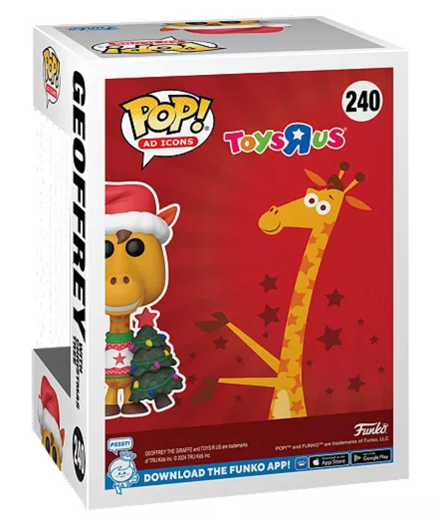 Funko Pop Holiday Geoffrey With Christmas Tree Vinyl Figure New