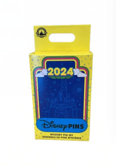 Disney Parks 2024 Mickey and Friends Mystery Pin Blind Pack 2Pc New with Box