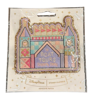 Disney Parks Stoney Clover Lane Adhesive Patch It's a Small World Attraction New