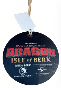 Universal Studios How to Train Your Dragon Isle Of Berk Christmas Ornament New