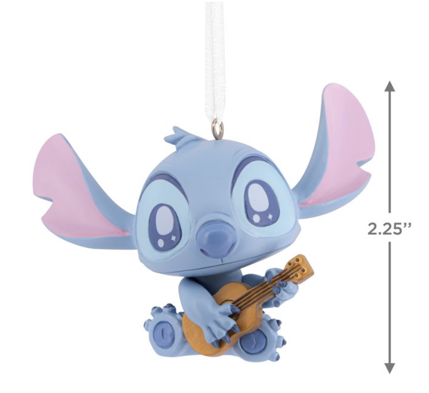 Disney Hallmark Stitch with Guitar Christmas Tree Ornament New