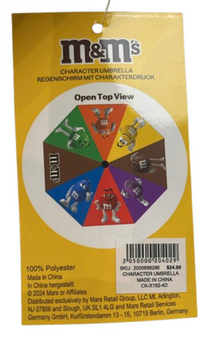 M&M's World Character Umbrella New with Tag