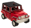 Robert Stanley Red Glitter SUV Glass Christmas Ornament New with Tag