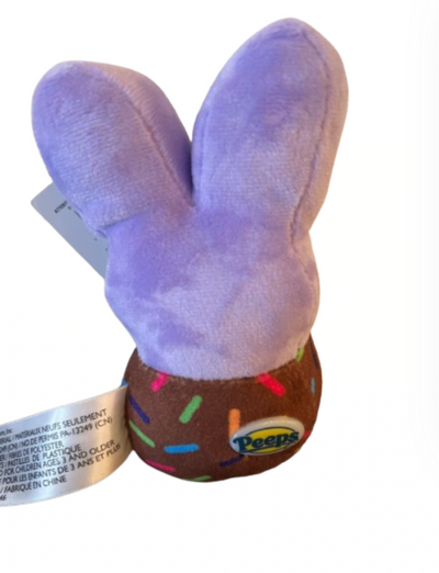 Peeps 2024 Peep Chocolate Scented Purple Easter Bunny 5.75" Plush New with Tag