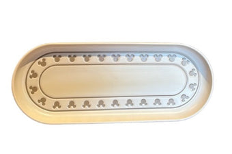 Disney Parks Mickey Mouse Icon Home Collection Oblong Plate New With Tag