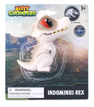 Universal Studios Jurassic World Indominus Rex Bitty Chompers Toy New With Tag