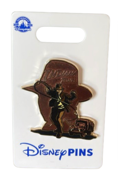 Disney Parks Indiana Jones Silhouette Pin New with Card