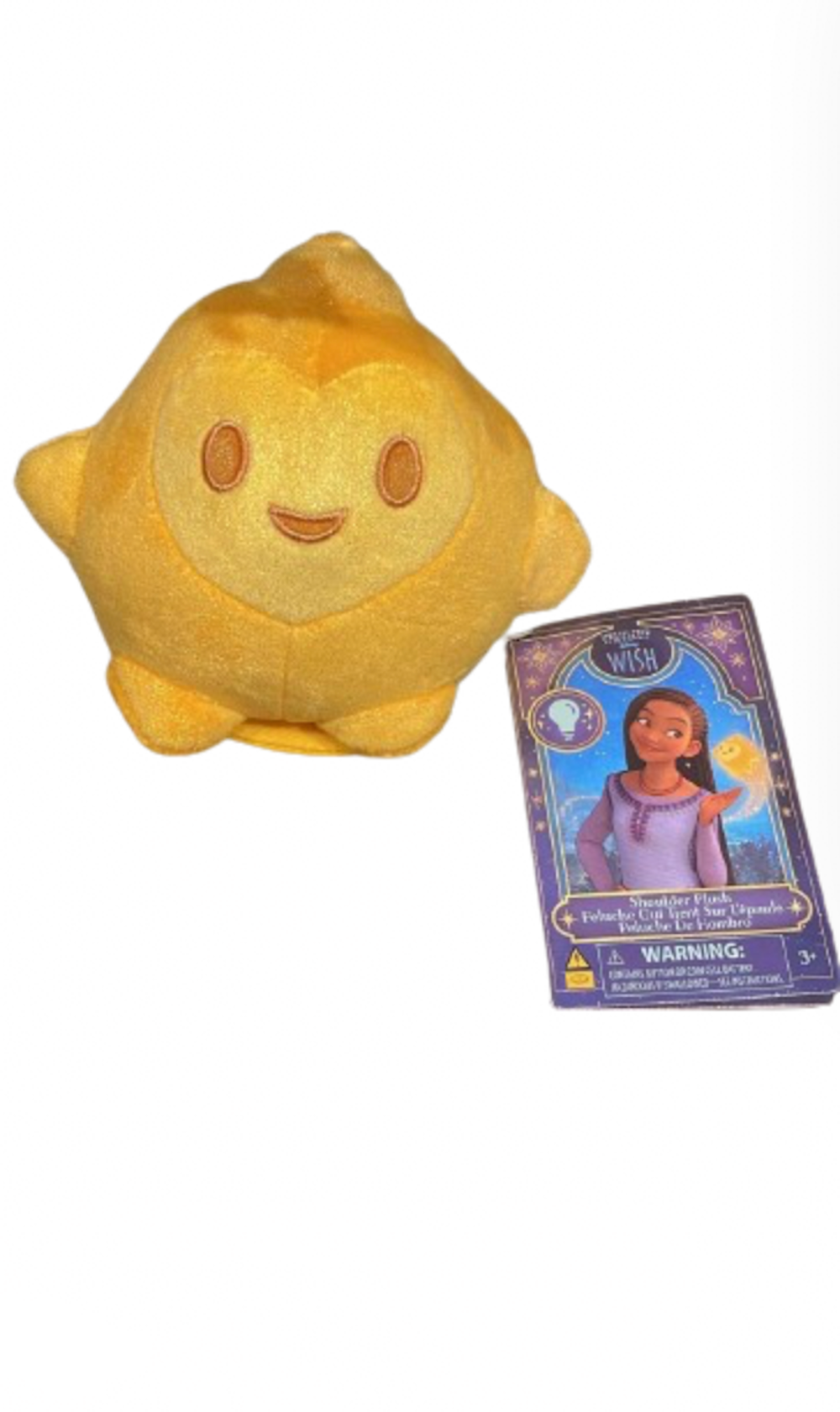 Disney Parks Wish Star Magnetic Shoulder Plush New with Tag
