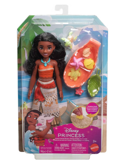 Disney Princess Ocean Friends Moana Doll with Moldable Sand Toy New With Tag