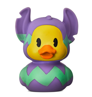 Disney Powder Purple Easter Stitch Duckz Rubber Ducky Bath Toy New with Tag