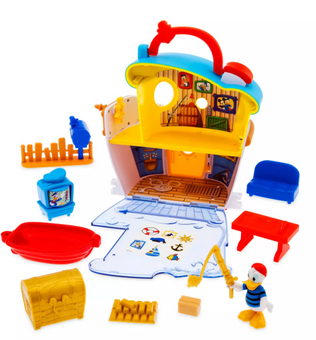 Disney Parks Donald Duck House Play Set New With Tag