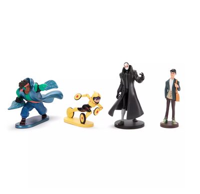 Disney Parks Big Hero 6 Hiro Baymax Tadashi Figurine Playset Toy New With Box