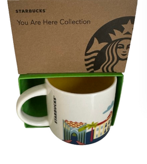 Starbucks You Are Here Caserta Italy Ceramic Coffee Rare Mug New with Box