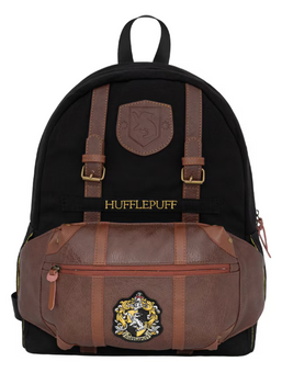 Universal Studios Harry Potter Hufflepuff Crest Backpack Bag New With Tag