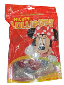 Disney Parks Character Bites Mickey Lollipops 9 OZ New Sealed