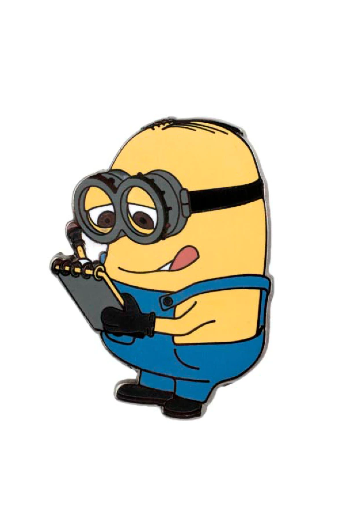 Universal Studios Despicable Me Minion Dave With Notebook Pin New With Card