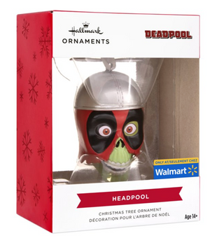 Hallmark Marvel Deadpool Headpool Christmas Tree Ornament New With Box
