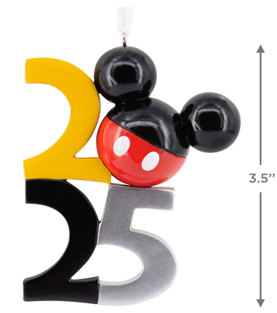 Hallmark Disney Mickey Mouse Icon 2025 Christmas Ornament New With Box