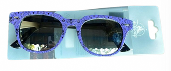 Disney Parks Sunglasses Haunted Mansion Wallpaper Wayfarer Purple New With Tag