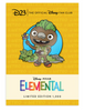 Disney Parks D23-Exclusive Clod Pin – Elemental – Limited Edition New with Card