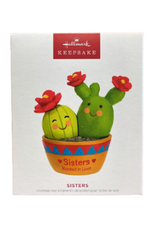 Hallmark 2023 Keepsake Cactus Sisters Christmas Ornament New with Box