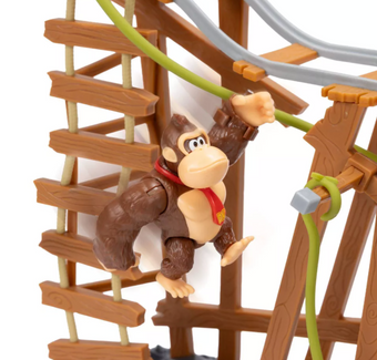 Nintendo Donkey Kong Mine Cart Adventure Playset Toy New With Box