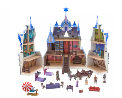 Disney Frozen 2 Castle Colorful Light Show and Sounds Playset Toy New with Box