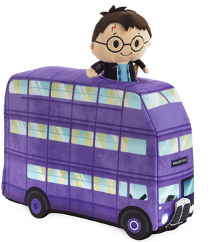 Hallmark itty bittys Harry Potter on the Knight Bus Plush Set of 2 New with Tag