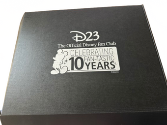 Disney D23 Fan Club Celebrating Fan-Tastic 10 Years Limited Pin Set New w Box