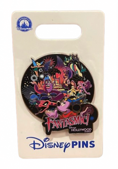 Disney Parks Hollywood Studios Mickey Mouse Sorcerer Fantasmic! Pin New w Card