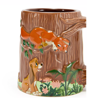 Disney 2026 D23 The Fox and the Hound 45th Anniversary Ceramic Coffee Mug New